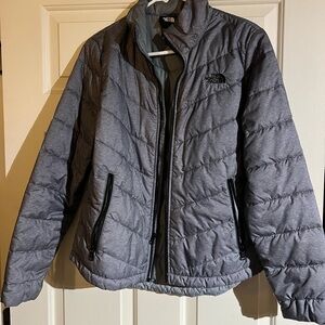 The North Face Gray Puffer Jacket